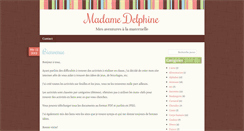 Desktop Screenshot of madame-delphine.be