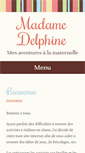 Mobile Screenshot of madame-delphine.be